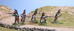 Another view. I have zero expertise in French cavalry uniforms (don't even own an Osprey on the subject!), but I THINK these are in a pre-1809 uniform.