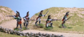 Another view. I have zero expertise in French cavalry uniforms (don't even own an Osprey on the subject!), but I THINK these are in a pre-1809 uniform.